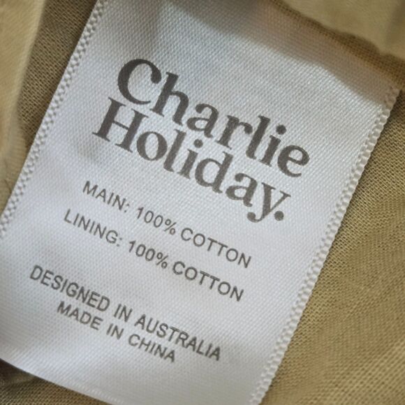 Charlie Holiday Anthropologie Dress Womens Size 6 Senorita Maxi Tiered Boho - Picture 6 of 10